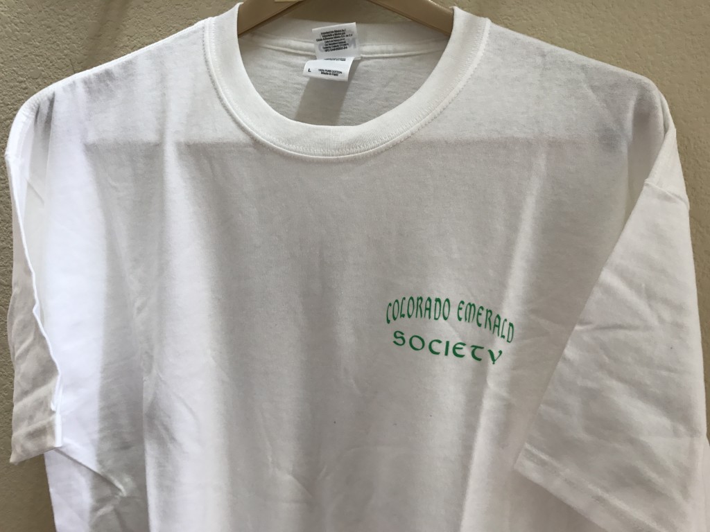 Shirt -T-Shirt White - Colorado Emerald Society